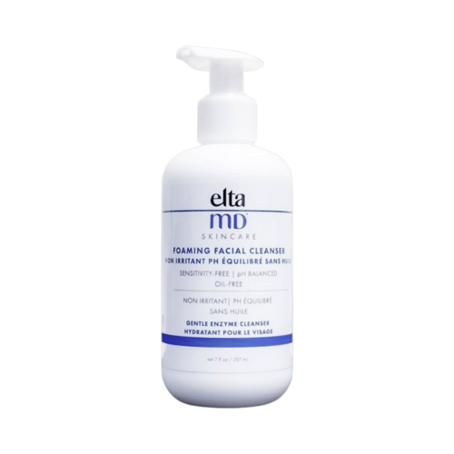 EltaMD Foaming Facial Cleanser on white background