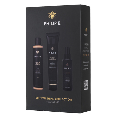 Philip B Botanical Forever Shine Collection on white background