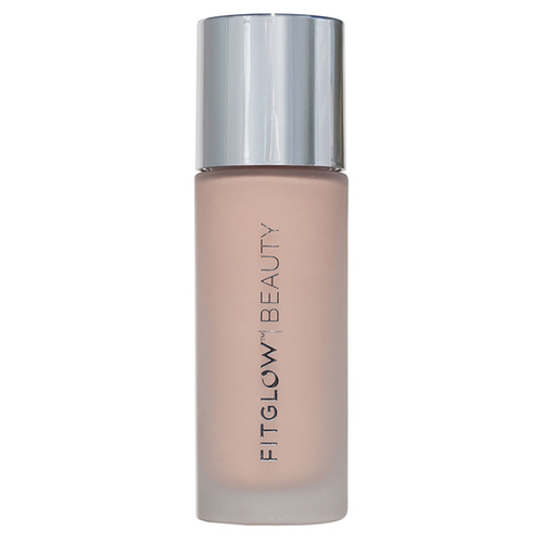 FitGlow Beauty Foundation + F1 - Fair with Neutral Undertones on white background