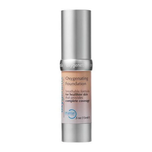 Oxygenetix Foundation - Almond on white background