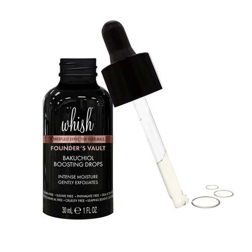 Whish Founders Vault Bakuchiol Boosting Drop on white background