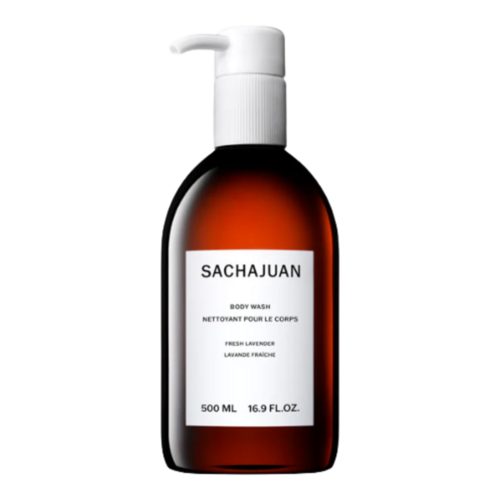 Sachajuan Fresh Lavender Body Wash on white background