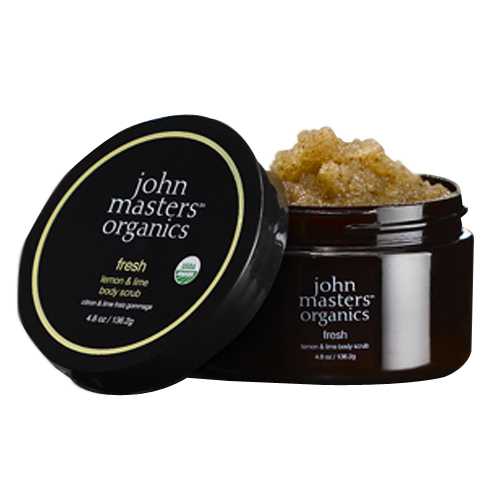 John Masters Organics Fresh - Lemon and Lime Body Scrub on white background