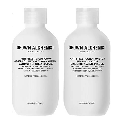 Grown Alchemist Frizz-Reduction Haircare Twinset on white background