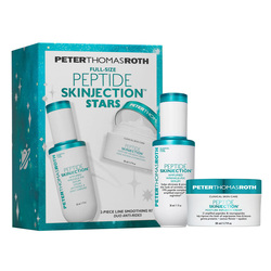 Full-Size Peptide Skinjection Stars 2-Piece Line-Smoothing Kit on white background