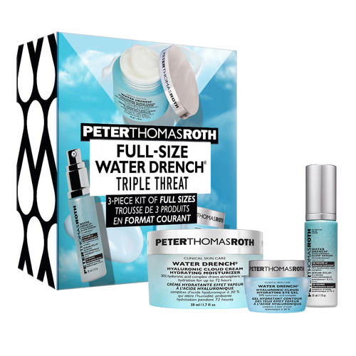 Peter Thomas Roth Full-Size Water Drench Triple Threat Kit on white background