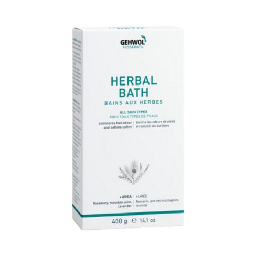 Gehwol Fusskraft Herbal Bath on white background
