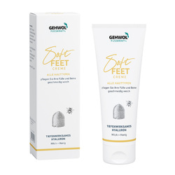 Fusskraft Soft Feet Cream on white background