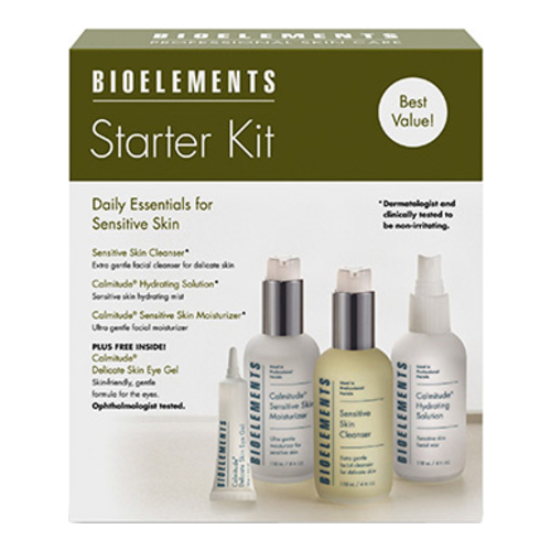 Bioelements Starter Kit for Sensitive Skin on white background