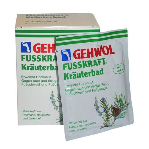 Gehwol Fusskraft Herbal Bath on white background