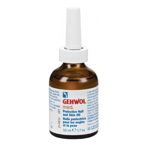 Gehwol Med Nail and Skin Protection Oil on white background