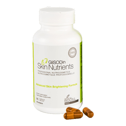 Glisodin Advanced Skin Brightening Formula on white background