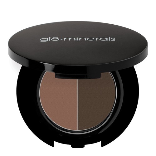 gloMinerals Brow Powder duos - Auburn on white background