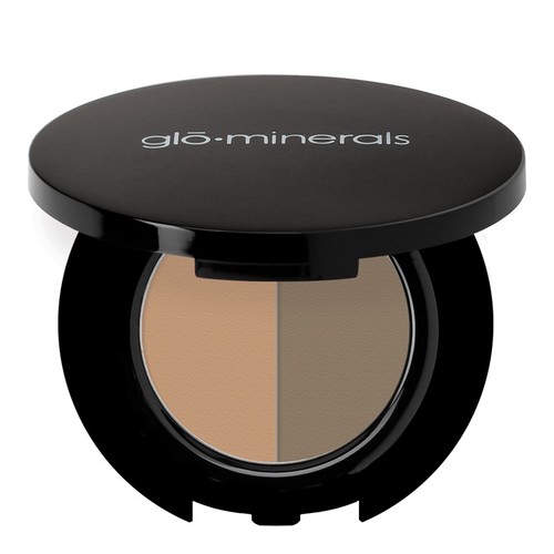 gloMinerals Brow Powder duos - Auburn on white background