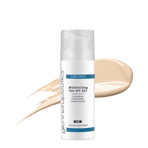 GloTherapeutics Moisturizing Tint SPF 30+ - Dark on white background