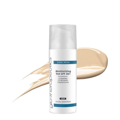 GloTherapeutics Moisturizing Tint SPF 30+ - Dark on white background