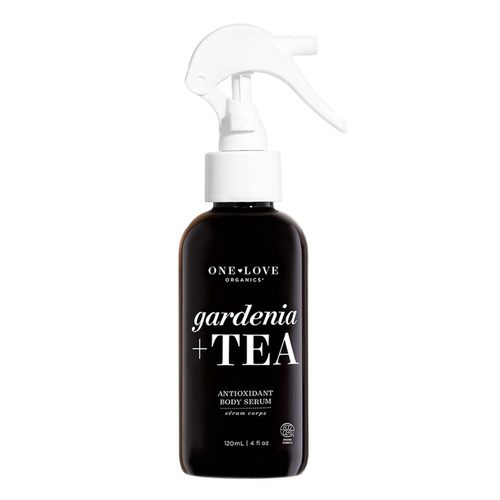 One Love Organics Gardenia + Tea Antioxidant Body Serum, 118ml/4 fl oz One Love Organics Gardenia + Tea Antioxidant Body Serum on white background