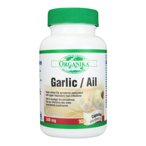Organika Garlic, 100 x 500mg/7.5 grain