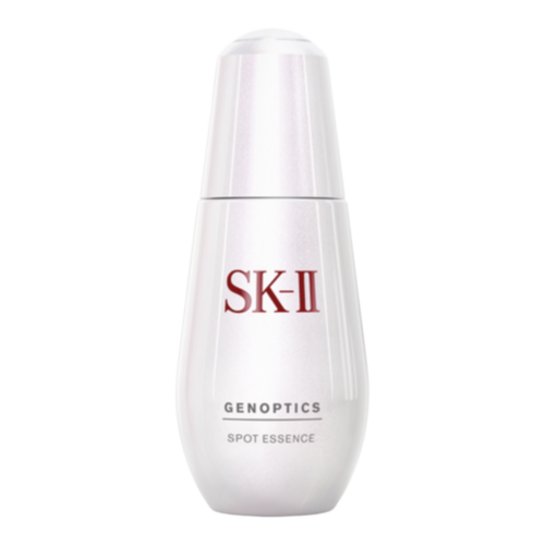 SK-II GenOptics Spot Essence Serum on white background