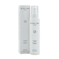 Gentle Daily Ritual Cleansing Foam on white background
