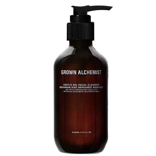Grown Alchemist Gentle Gel Facial Cleanser - Geranium Leaf Bergamot Rose-Bud on white background