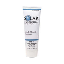 Gentle Mineral Sunscreen SPF 50+ on white background
