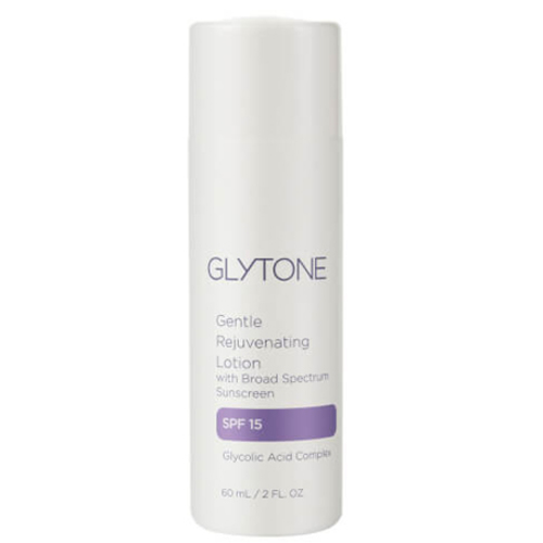 Glytone Gentle Rejuvenating Lotion SPF 15 on white background