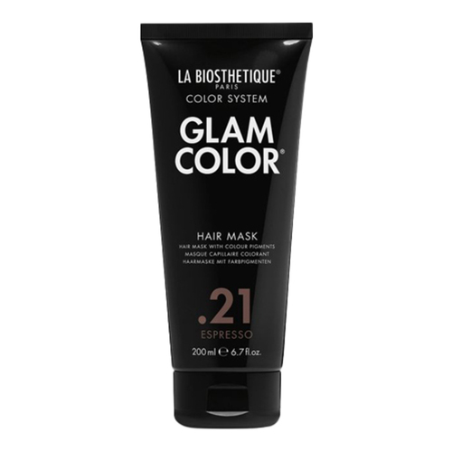 La Biosthetique Glam Color Hair Mask .02 Caramel on white background