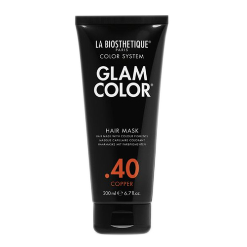 La Biosthetique Glam Color Hair Mask .02 Caramel on white background