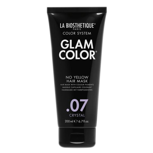La Biosthetique Glam Color No Yellow Hair Mask .07 Crystal on white background