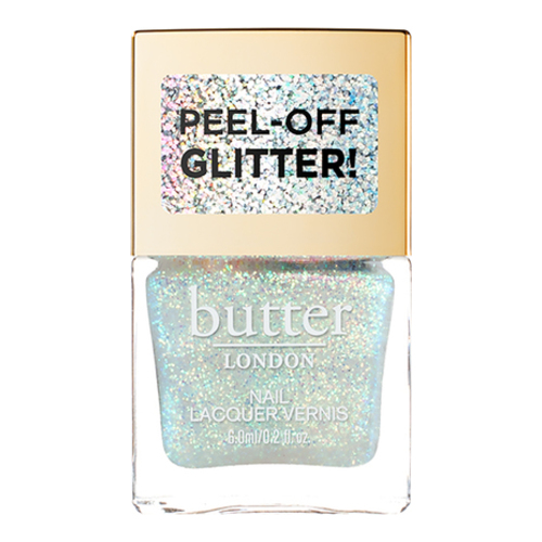 butter LONDON Glazen Peel Off Glitter Lacquer - Aura on white background