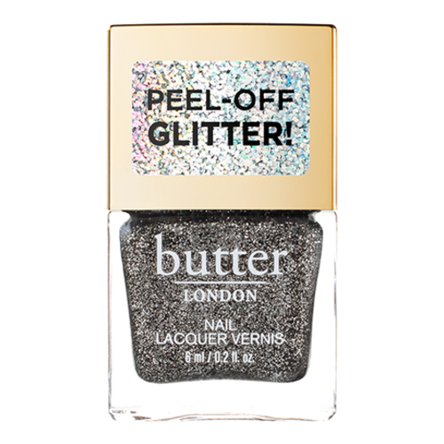 butter LONDON Glazen Peel Off Glitter Lacquer - Black Magic, 6ml/0.2 fl oz