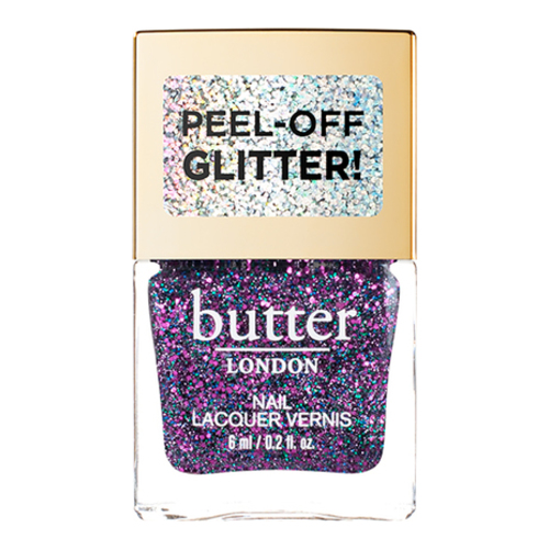 butter LONDON Glazen Peel Off Glitter Lacquer - Aura on white background