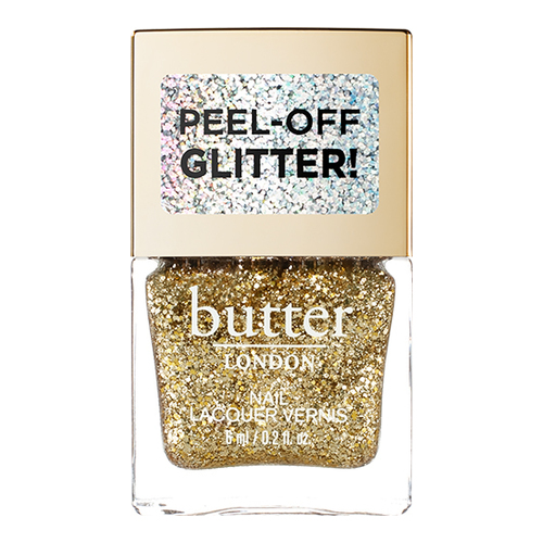 butter LONDON Glazen Peel Off Glitter Lacquer - Gold Rush, 6ml/0.2 fl oz