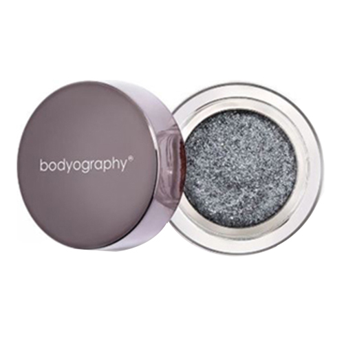 Bodyography Glitter Pigments - Soiree (Gunmetal Grey) on white background