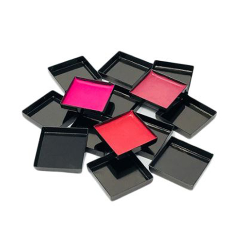 Glossy Black Square Empty Makeup Pans - Empty Makeup Pans Glossy Black Square Empty Makeup Pans - Empty Makeup Pans