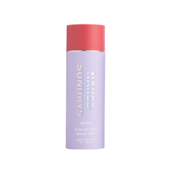 GlowBalm SPF50 Peptide Stick - Dusty Rose Pink on white background
