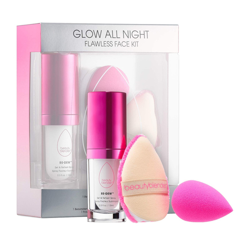 Beautyblender Glow All Night Flawless Face Kit on white background