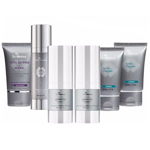 SkinMedica Glow on the Go Essentials System on white background