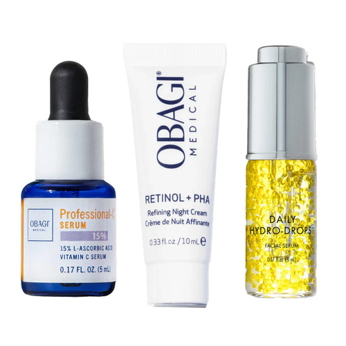 Obagi Glow on the go Mini Set on white background