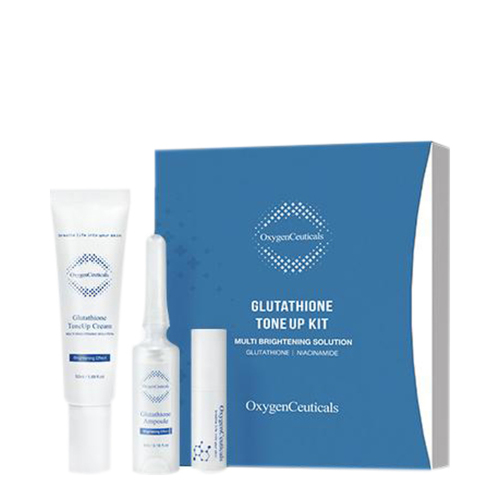 OxygenCeuticals Glutathione ToneUp Kit on white background