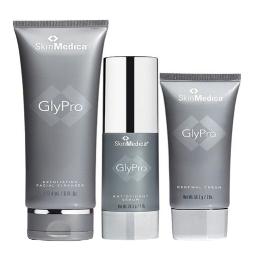 SkinMedica GlyPro System on white background