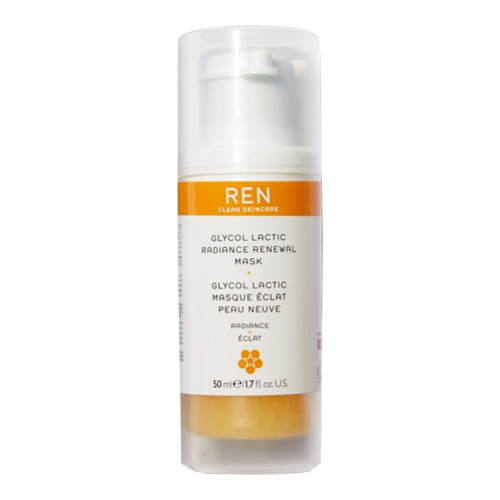 Ren Glyco Lactic Radiance Renewal Mask on white background