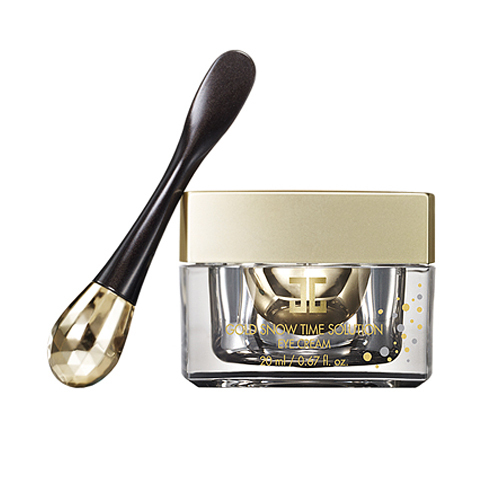 JAYJUN Gold Snow Time Solution Eye Cream on white background