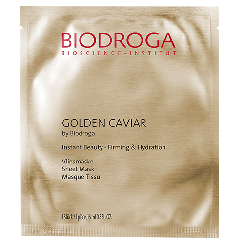 Biodroga Golden Caviar Sheet Mask on white background