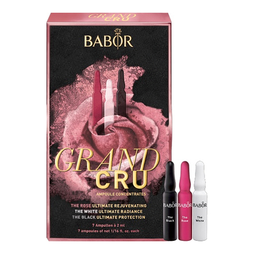 Babor Grand Cru Ampoule Concentrates on white background