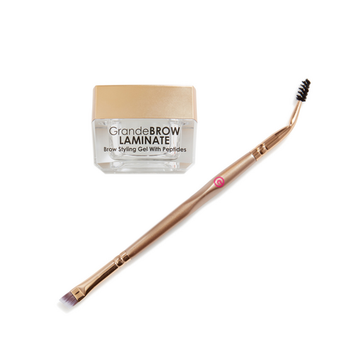 Grande Cosmetics GrandeBROW-LAMINATE Brow Styling Gel with Peptides on white background