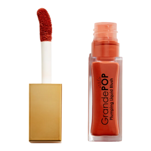 Grande Cosmetics GrandePOP Plumping Liquid Blush - Cinnamon Sugar on white background