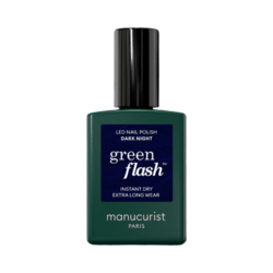 Green Flash - Dark Night on white background