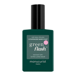 Green Flash Vitaminized Base Coat on white background